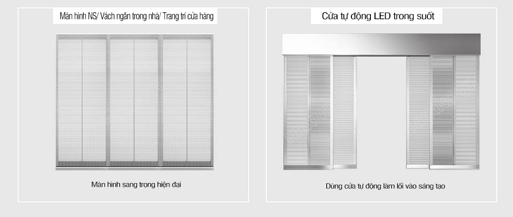 màn hình led trong suốt