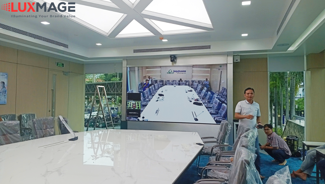 Màn hình LED COB P1.86 | Văn phòng doanh nghiệp Đồng Tháp