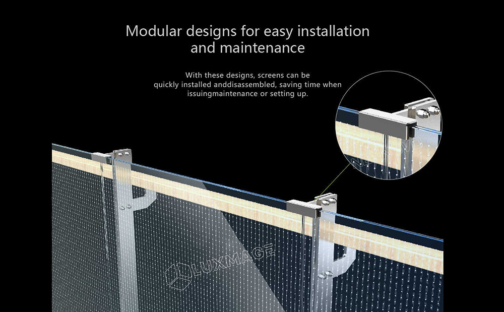 transparent led display