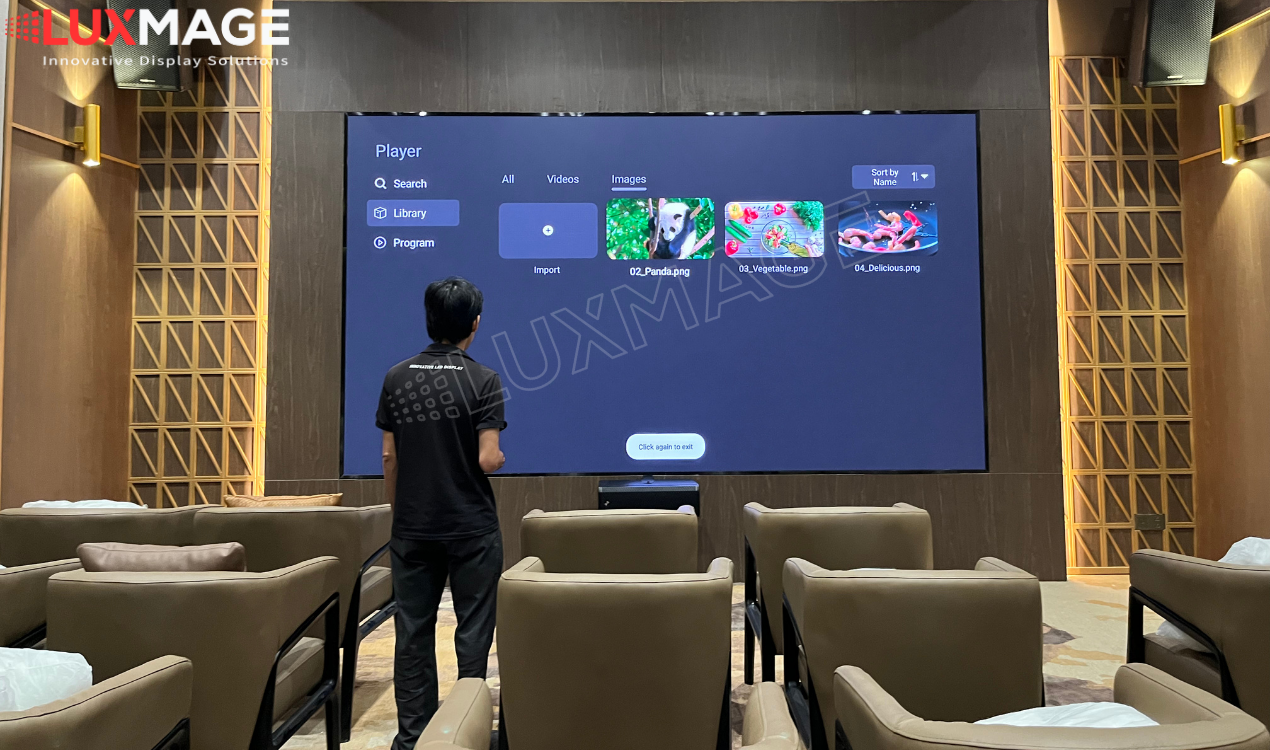 màn LED phòng họp thuộc dòng màn hình LED trong nhà (indoor)