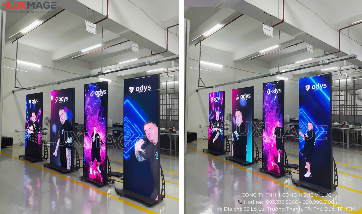 ​Dịch vụ cho thuê standee điện tử tại TPHCM