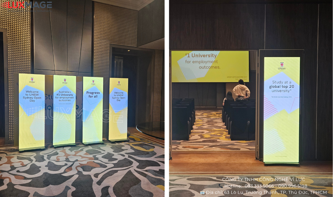 ​Dịch vụ cho thuê standee điện tử tại TPHCM