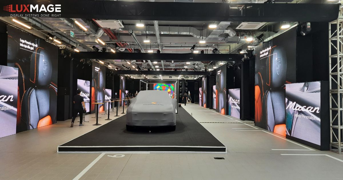 Hệ thống màn hình led cho không gian showroom sang trọng
