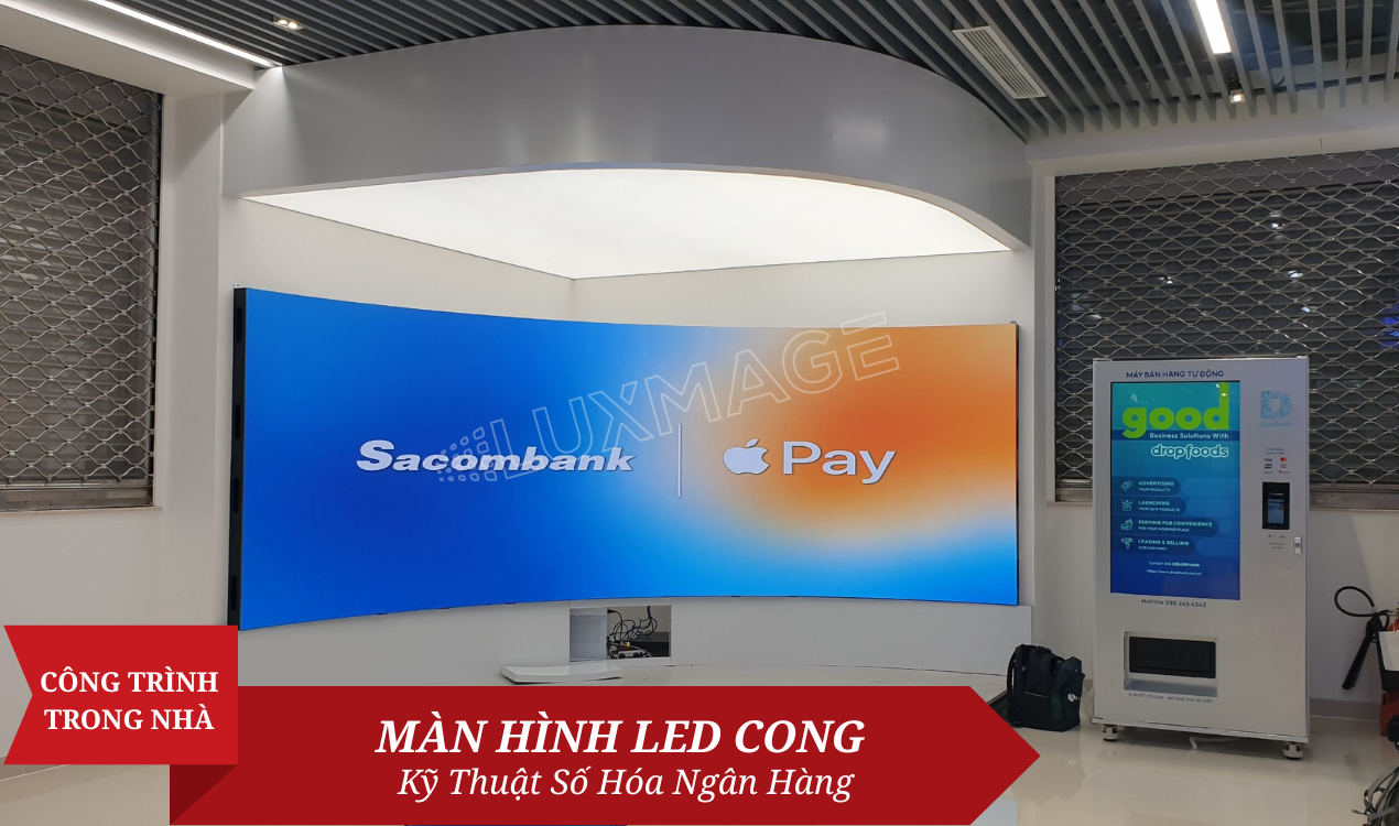 Ứng Dụng Màn Hình LED Cong Trong Trung Tâm Thương Mại – Sự Kiện – Showroom – Studio