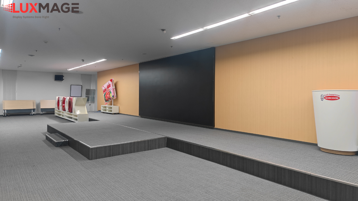 Công nghệ màn hình LED COB phù hợp cho hội nghị yêu cầu hiển thị mịn và quan sát ở khoảng cách xa.