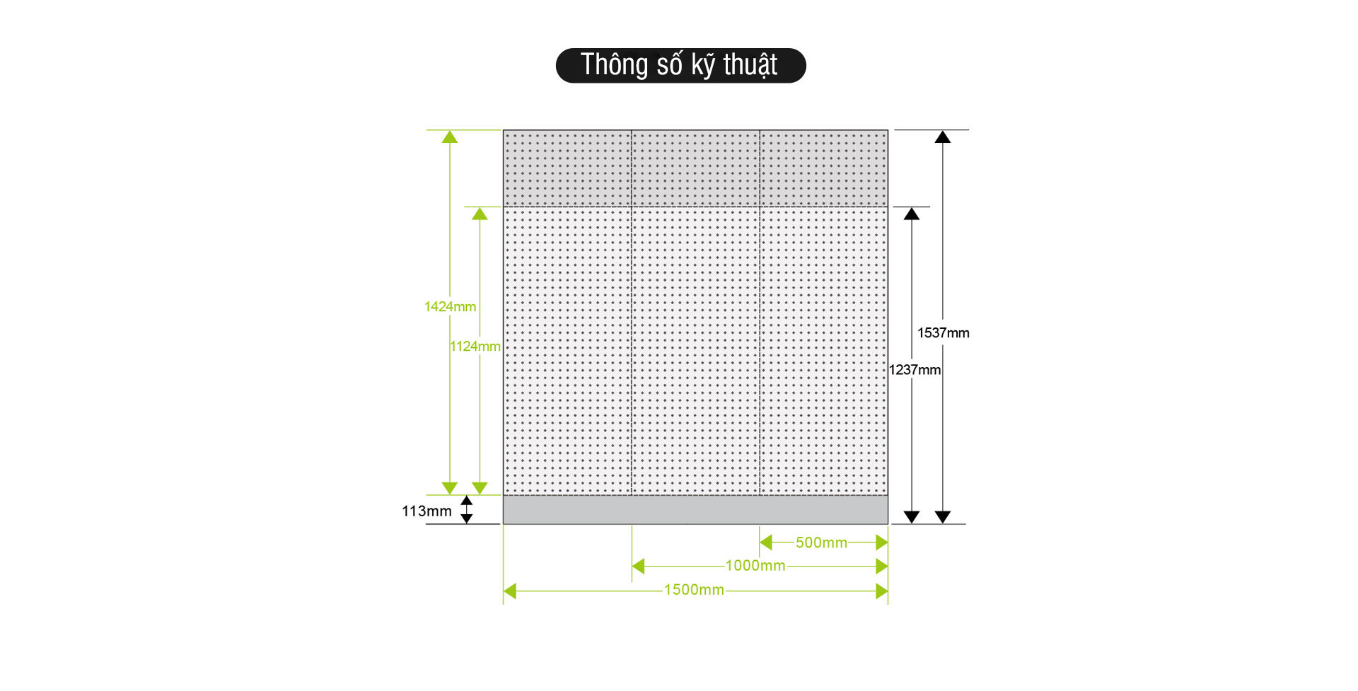 màn hình led kính trong suốt lan can