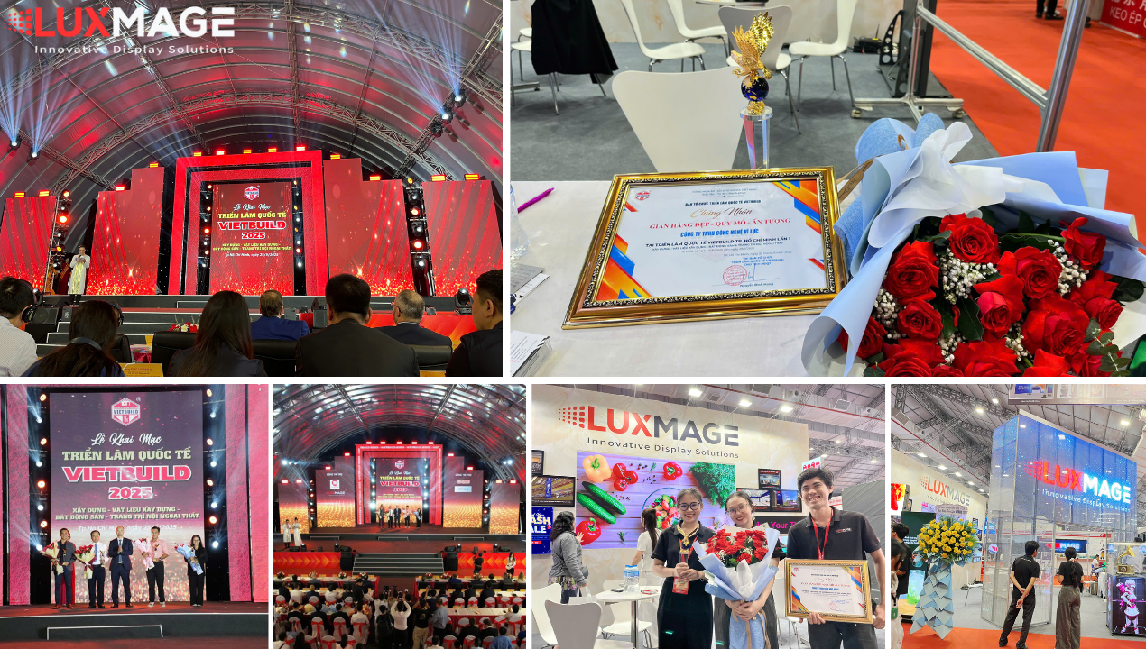 LUXMAGE Shines at Vietbuild Ho Chi Minh City 2025 with a Series of Breakthrough LED Display Solutions for Digitalized Commercial Spaces