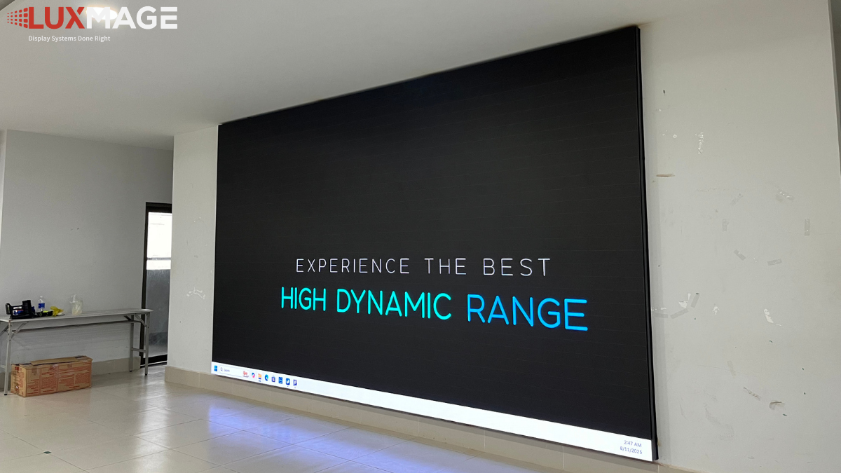Màn hình LED phòng họp hỗ trợ họp trực tuyến và trình chiếu đa nội dung ổn định