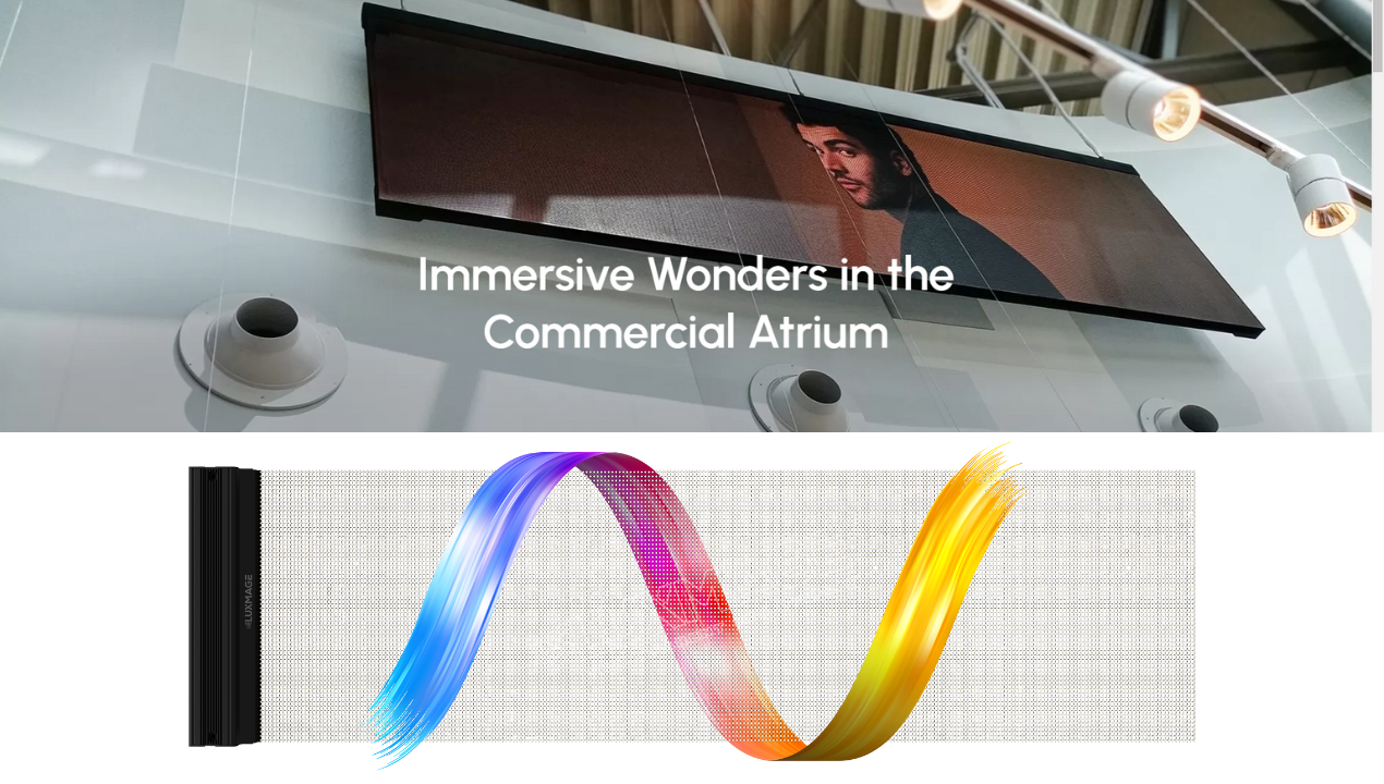 màn hình led poster trong suốt