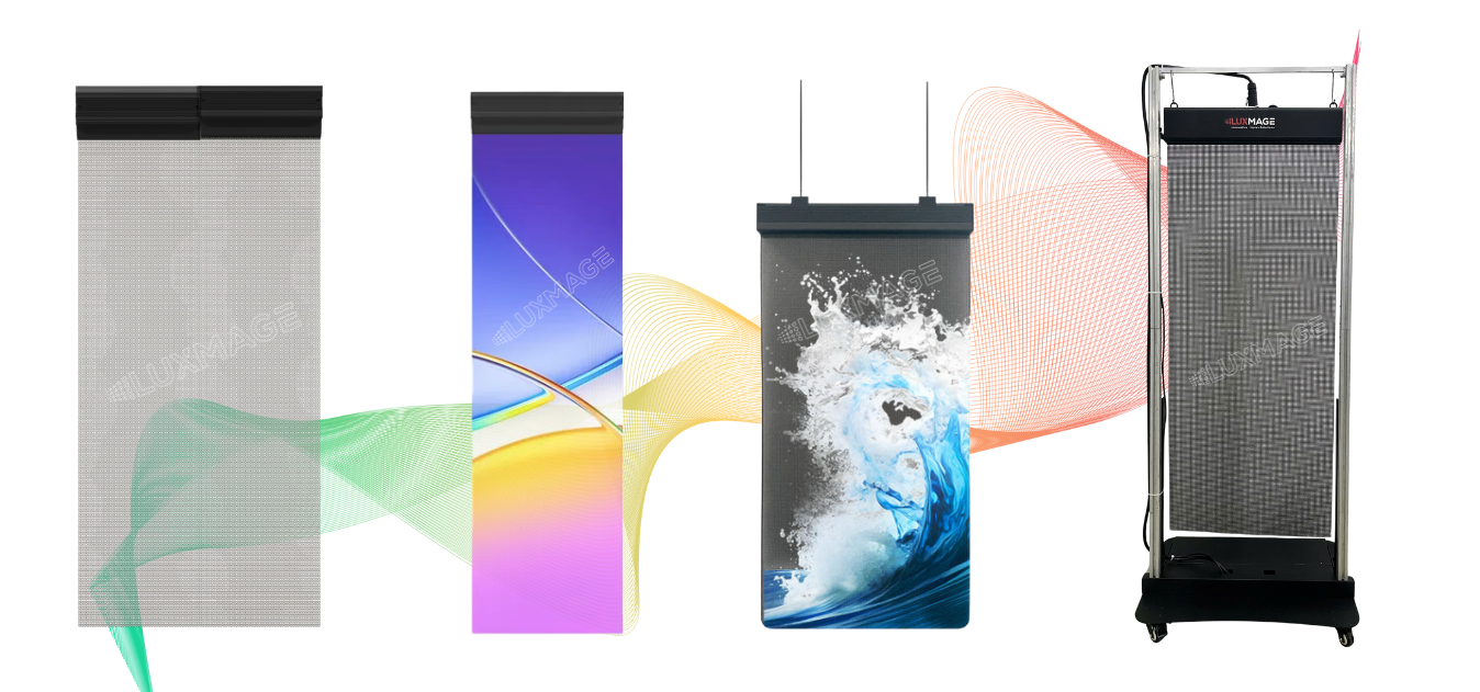 Transparent LED Poster Display