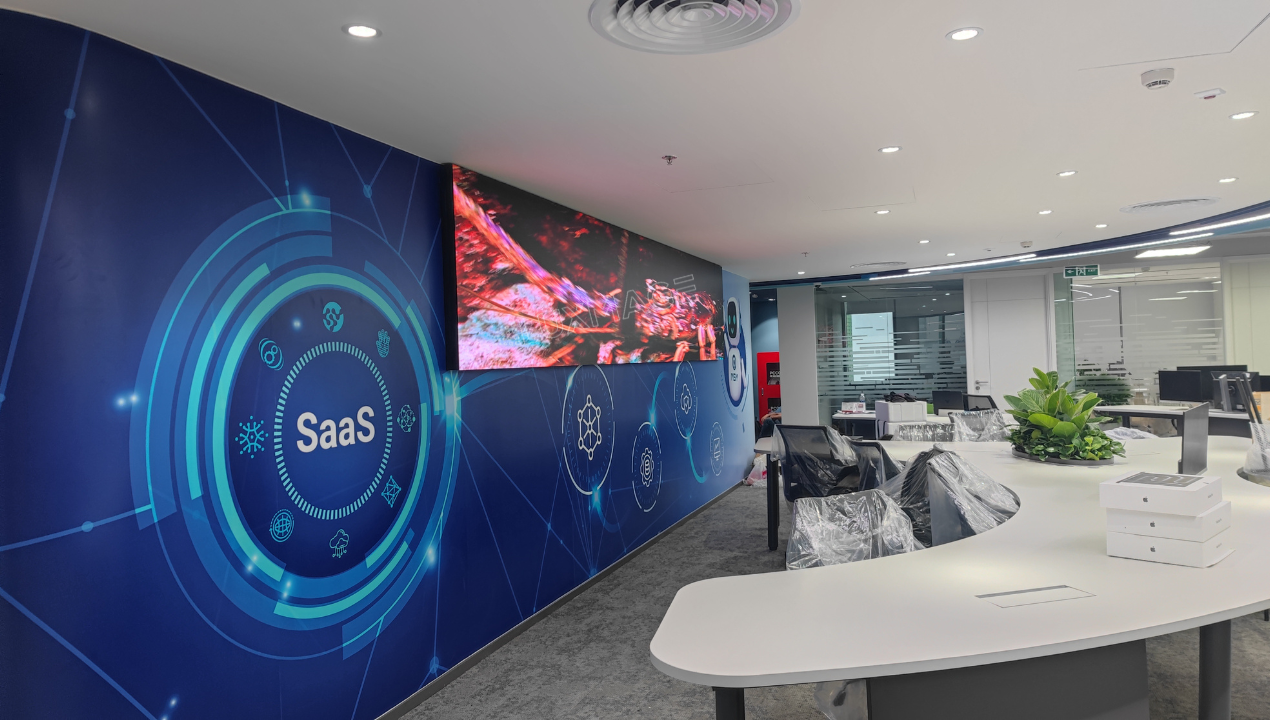 Màn hình LED trong nhà làm theo kích thước của khách hàng yêu cầu 