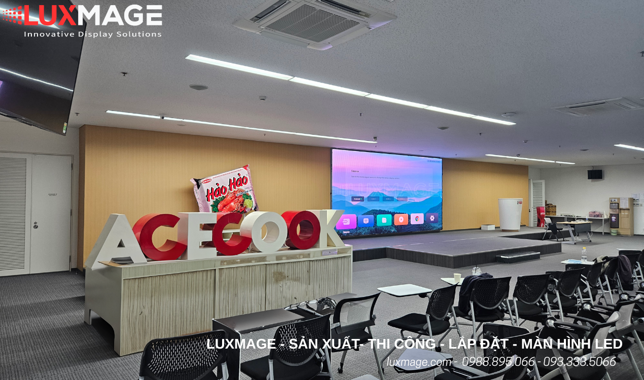 Màn hình LOED phòng họp công nghệ COB 