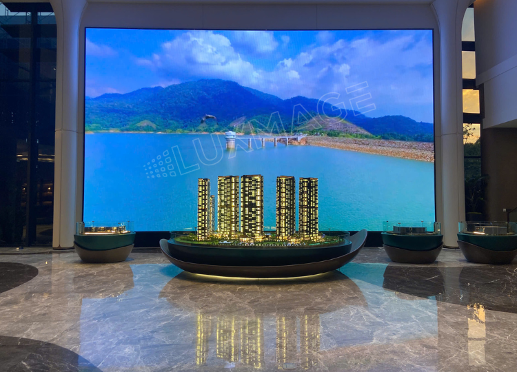 Màn hình LED trong nhà công nghệ COB Luxmage hiển thị sắc nét