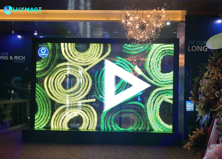 Rental transparent LED screen 