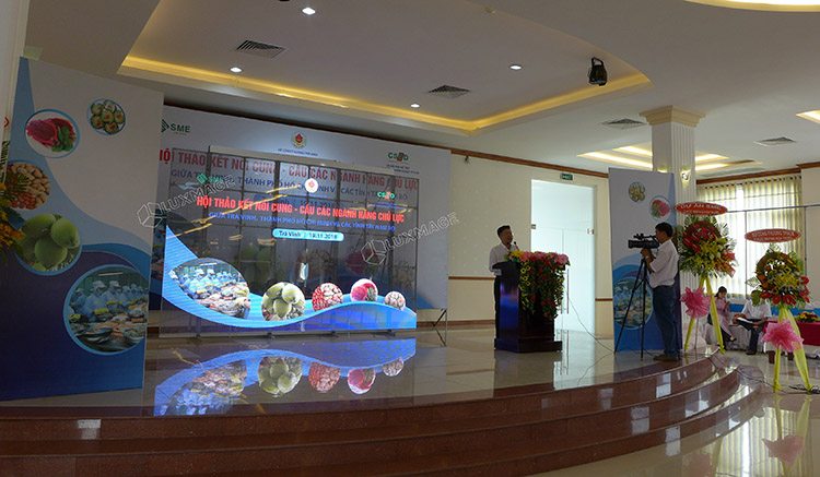 Rental transparent LED screen 