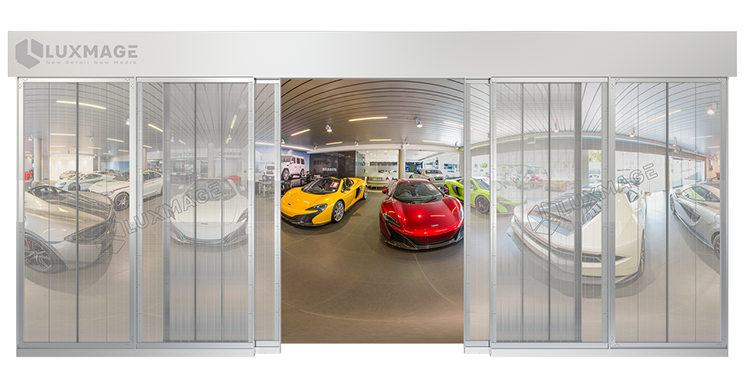 LED Transparent Automatic Doors - Creative Communication Solutions