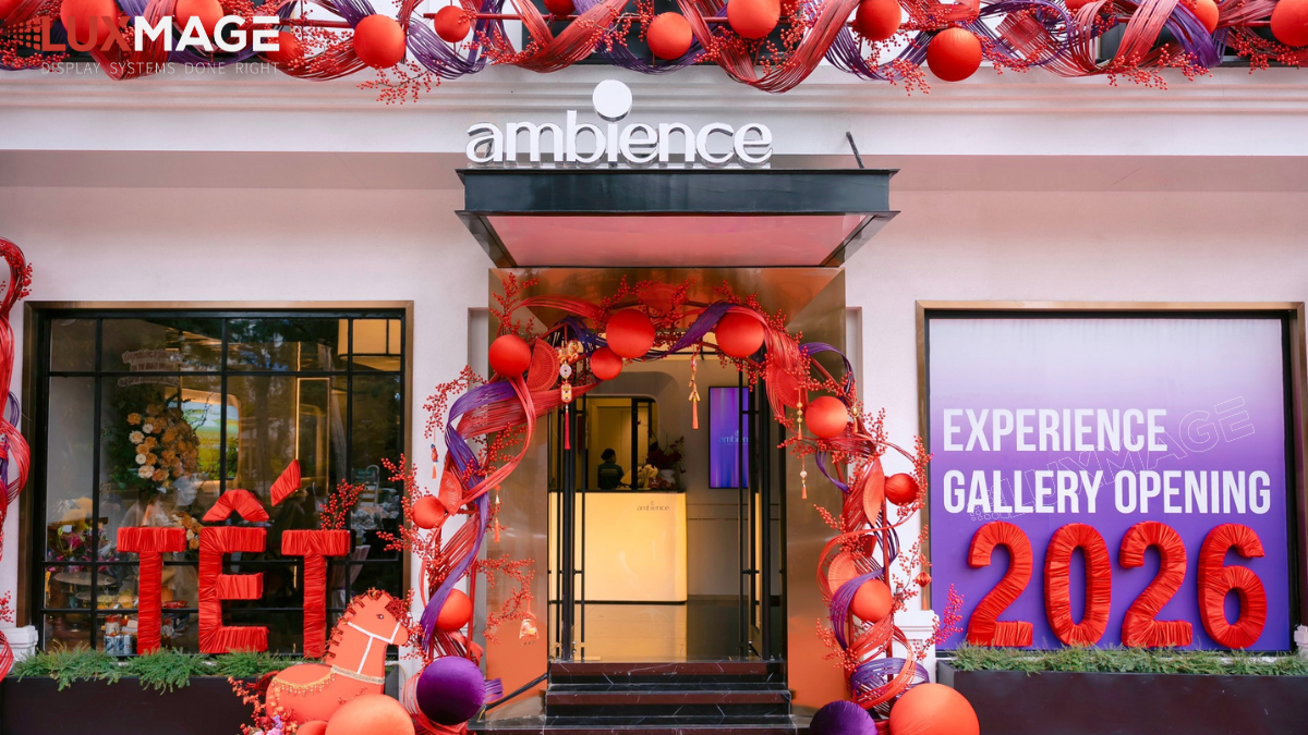 P3.9 Transparent LED Screen in Hai Phong | Display Solution for Showroom Facades