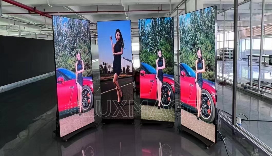 Vertical LED screen