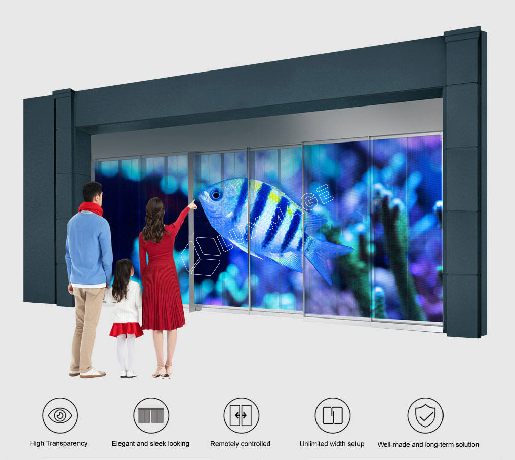 transparent led display solution