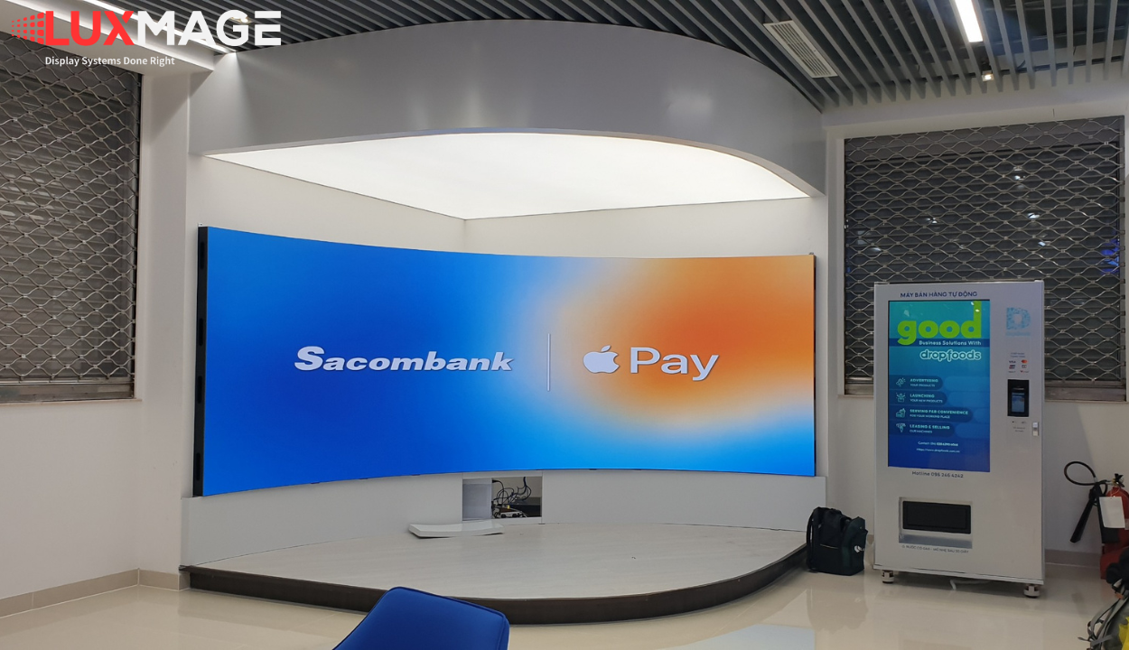 Màn hình LED trong nhà là giải pháp hiển thị cốt lõi trong phòng trưng bày kỹ thuật số doanh nghiệp.