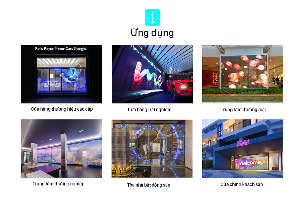 màn hình led trong suốt