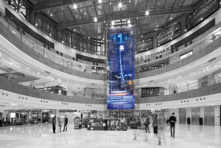 Explore the development of transparent LED display in the field of architecture